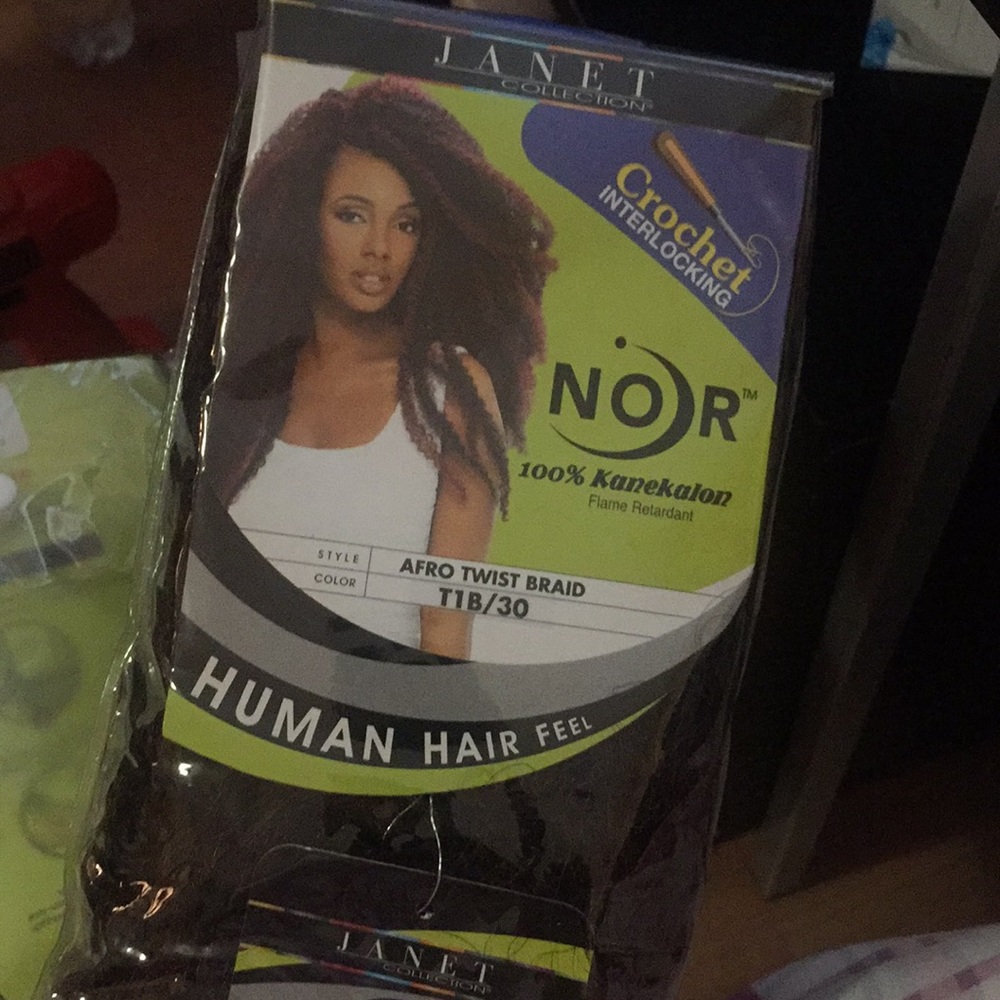 Janet Noir Crotchet Afro Twist Braid